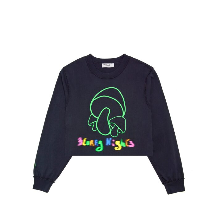MVLA Collab Cropped Blurry Nights Tee