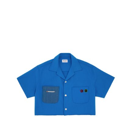 MVLA Collab Cropped Have A Nice Day Bowler Shirt