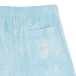 Tie Dye Baby Blue Bowler Shorts