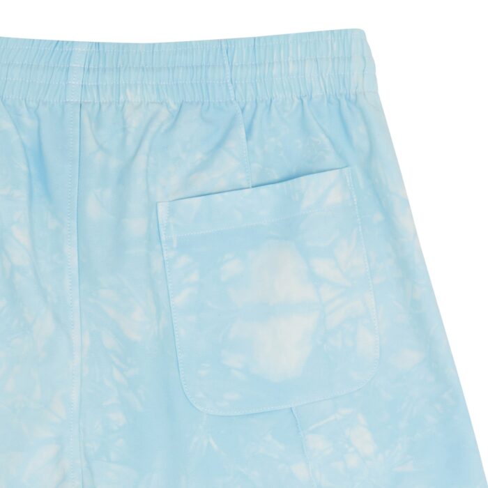 Tie Dye Baby Blue Bowler Shorts
