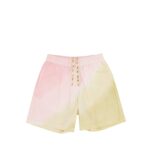 Tie Dye Pink & Green Bowler Shorts