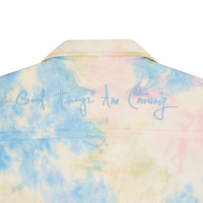 Tie Dye Smiley Bowler Shirt