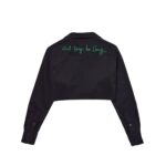 Valas Cropped Love & Peace Bowler Shirt