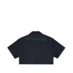 Valas Los Angeles Cropped Palm Trees Bowler Shirt