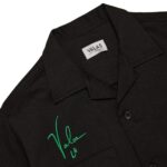 Valas Los Angeles Cropped Smiley Face Bowler Shirt