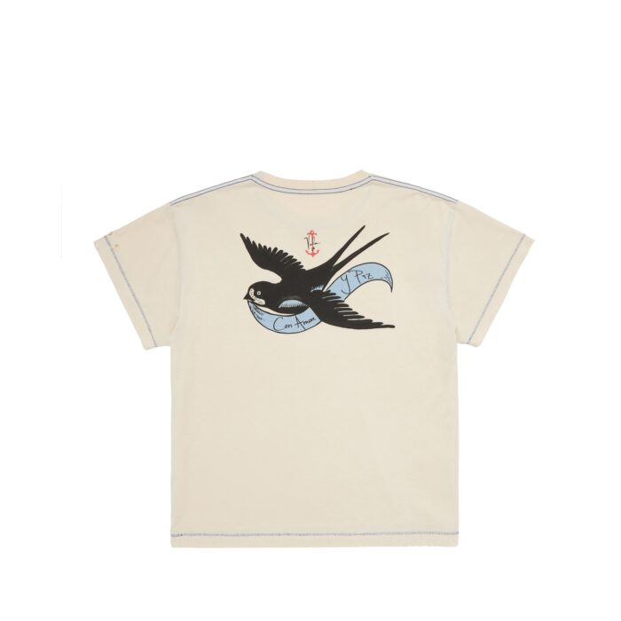 Valas Los Angeles Distressed Anchor Tee