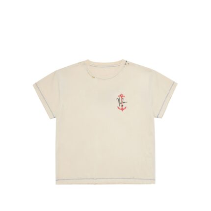 Valas Los Angeles Distressed Anchor Tee
