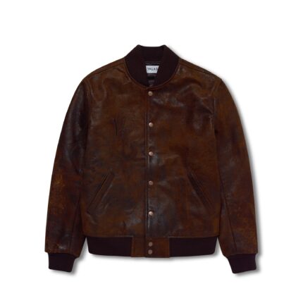 Valas Los Angeles Distressed Varsity Jacket