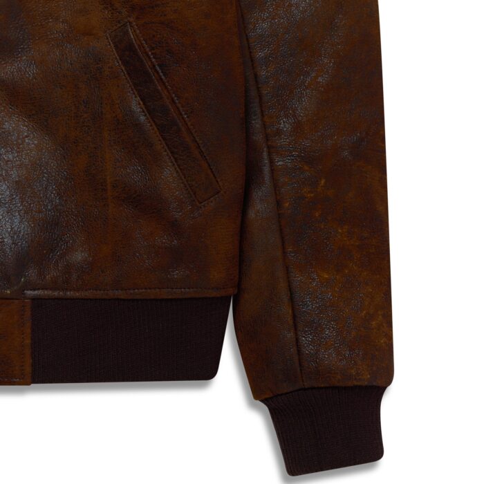 Valas Los Angeles Distressed Varsity Jacket