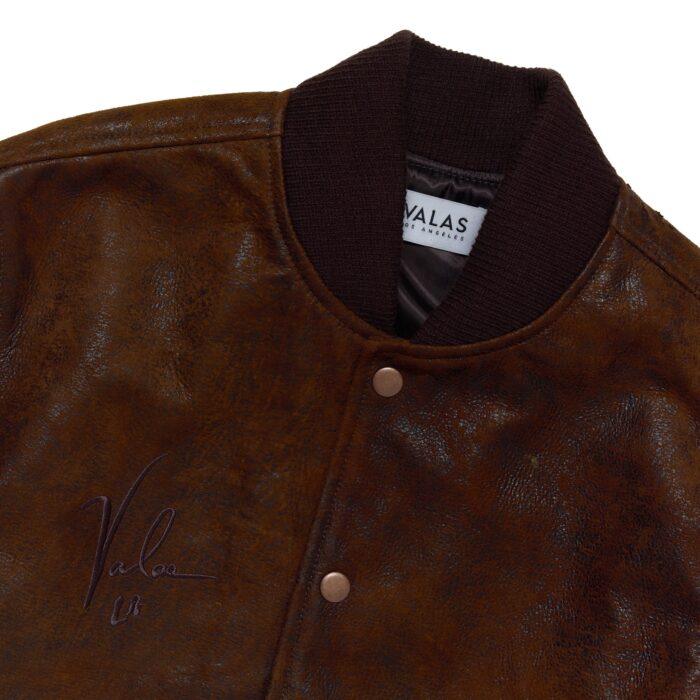 Valas Los Angeles Distressed Varsity Jacket