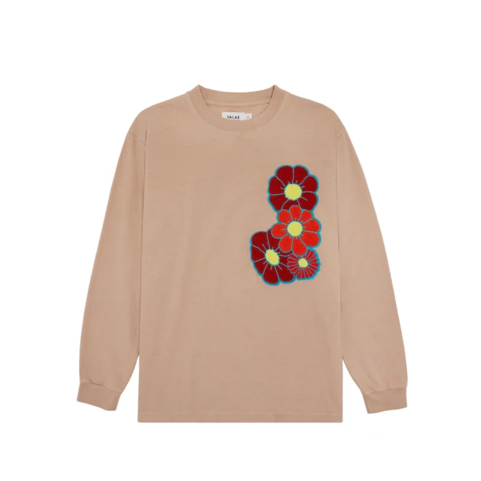 Valas Los Angeles Flower Patch Long Sleeve Tee