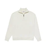 Valas Los Angeles Half-Zip White