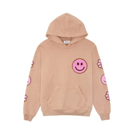 Valas Los Angeles Kind People Hoodie Beige