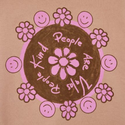 Valas Los Angeles Kind People Hoodie Beige
