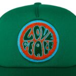 Valas Los Angeles Love & Peace Beach Trucker Green