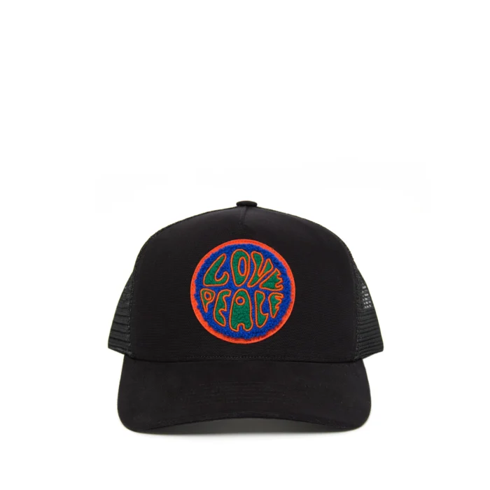 Valas Los Angeles Love & Peace Logo Trucker