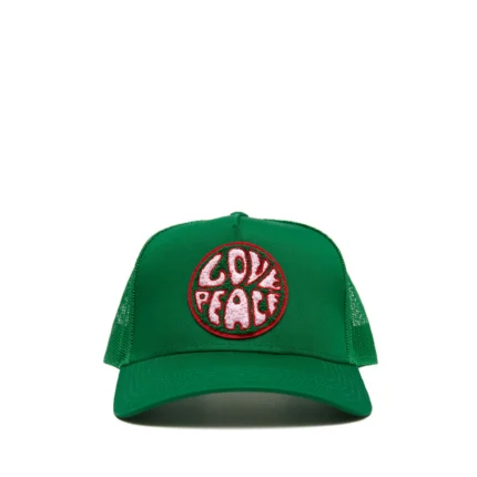 Valas Los Angeles Love & Peace Trucker Green