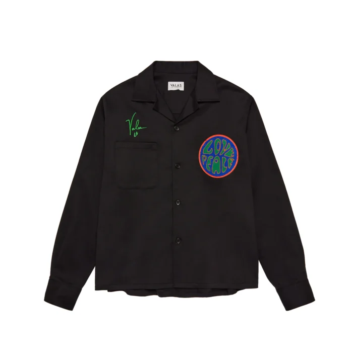 Valas Los Angeles Love and Peace Bowler Shirt