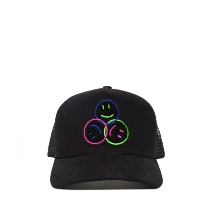 Valas Los Angeles MVLA Collab Tri-Smiley Trucker Hats