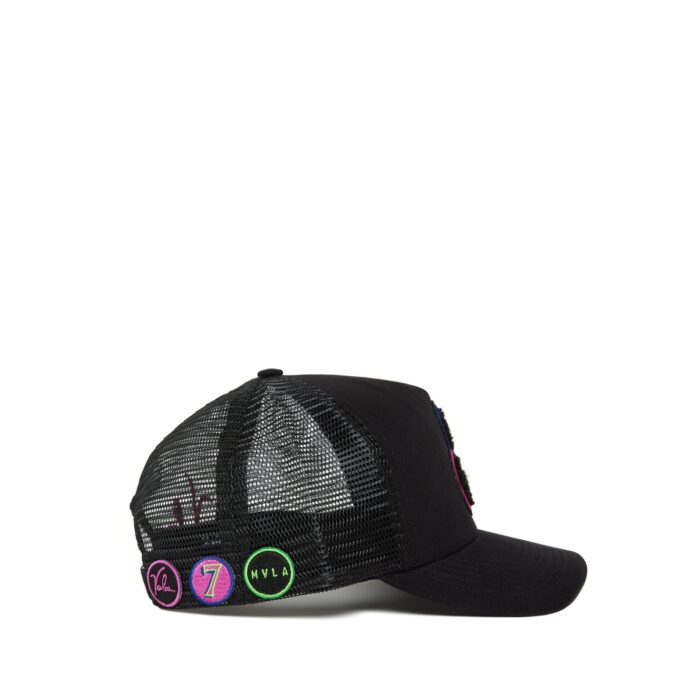 Valas Los Angeles MVLA Collab Tri-Smiley Trucker Hats