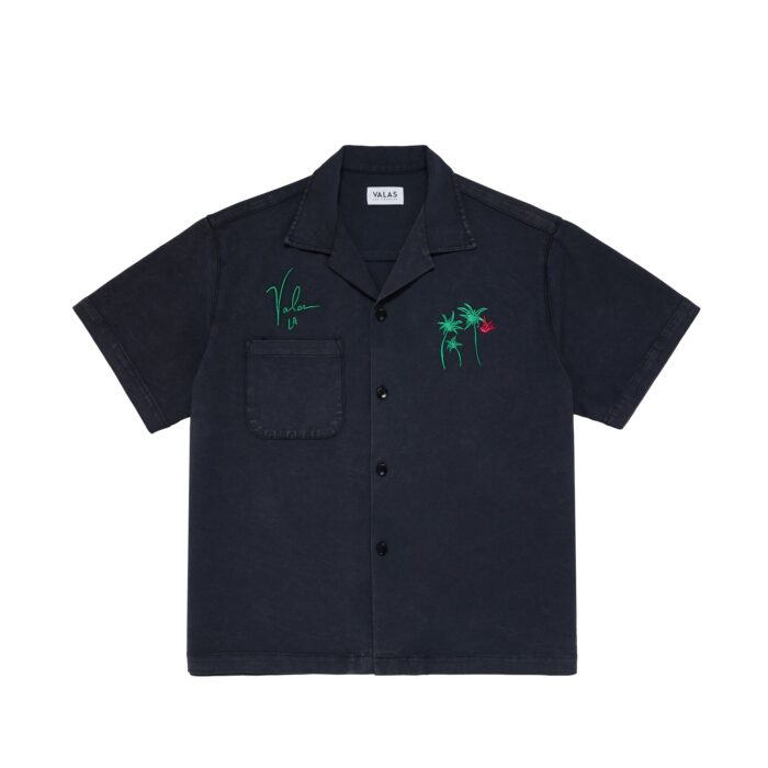 Valas Los Angeles Palm Trees Bowler Shirt