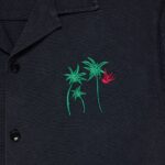 Valas Los Angeles Palm Trees Bowler Shirt