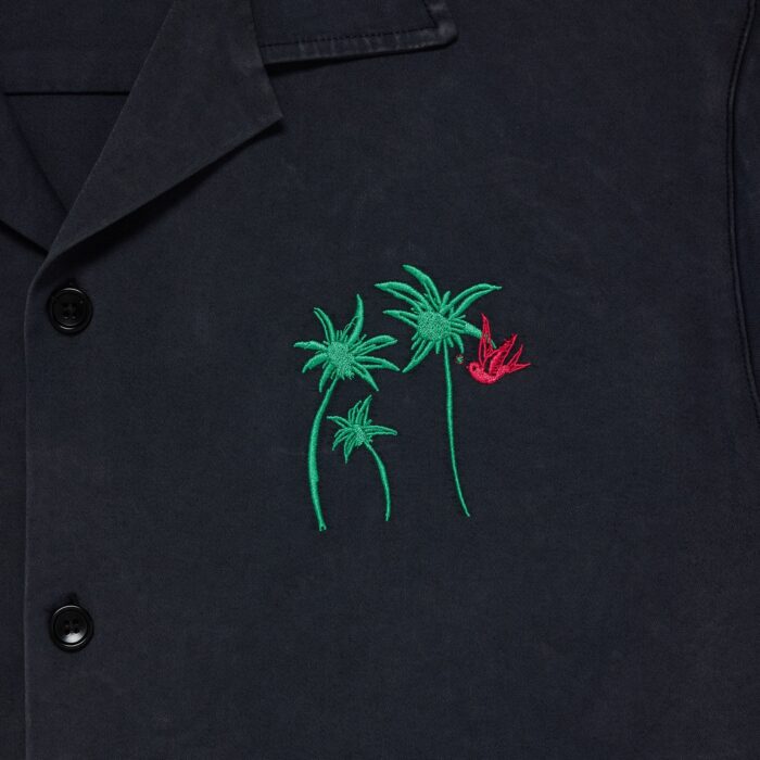 Valas Los Angeles Palm Trees Bowler Shirt