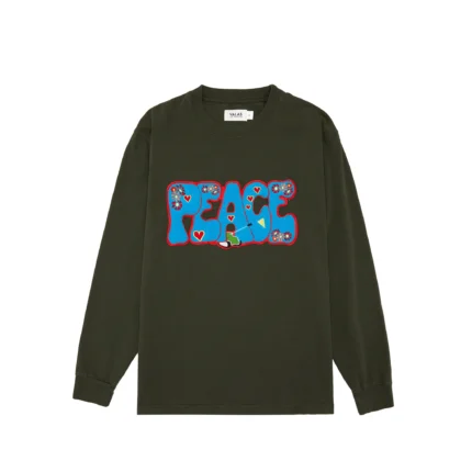 Valas Los Angeles Peace Patch Long Sleeve Tee