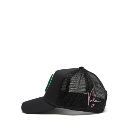 Valas Los Angeles Smiley Face Trucker Black