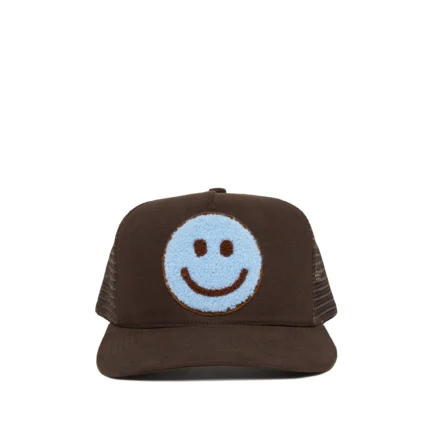 Valas Los Angeles Smiley Face Trucker Brown