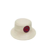Valas Los Angeles Smiley Leather Bucket Hat