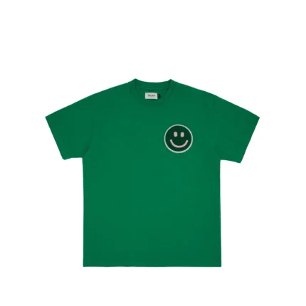 Valas Los Angeles Smiley Patch Tee Green
