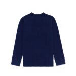 Valas Los Angeles Thermal Henley Shirt Blue