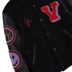 Valas Los Angeles Varsity Jacket Black