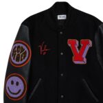Valas Los Angeles Varsity Jacket Black
