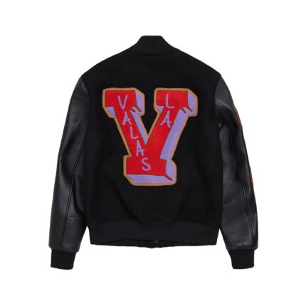 Valas Los Angeles Varsity Jacket Black