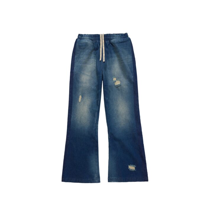 Valas Los Angeles Washed Denim Flared Pants
