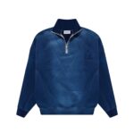 Valas Los Angeles Washed Navy Half-ZIp